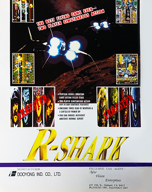 R-Shark Arcade Game Cover